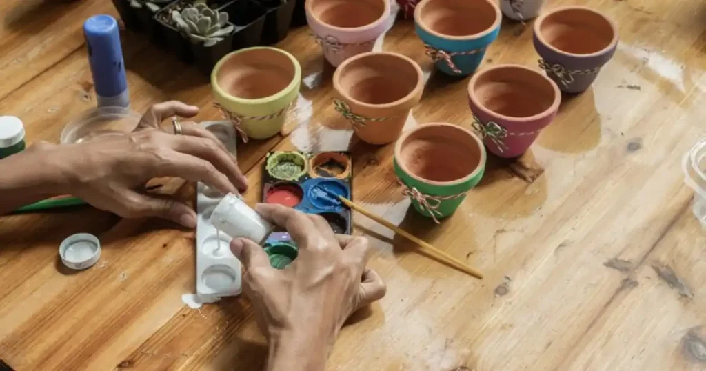 Paint Clay Pots