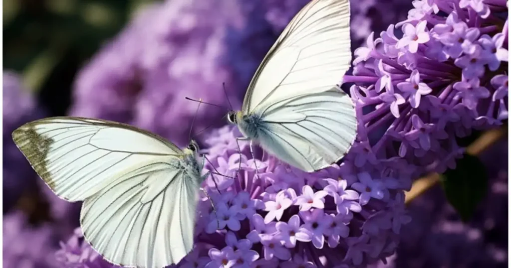 Butterflies like lilacs