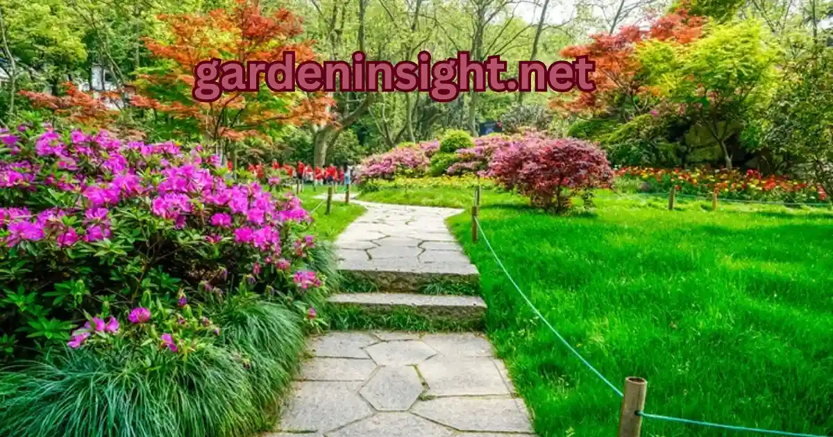 Sloping garden