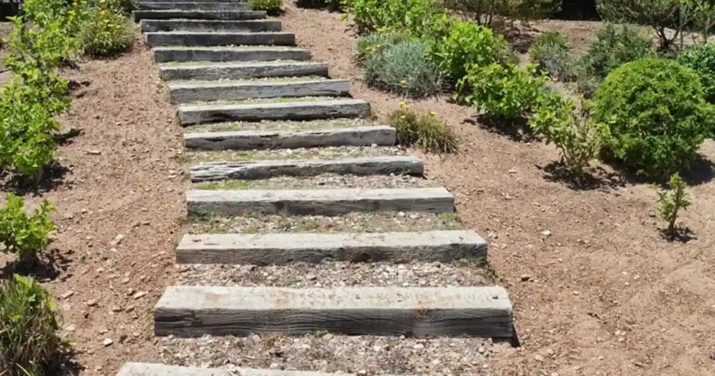 Steps in Garden