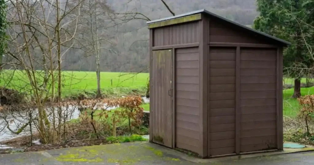 Waterproof garden shed